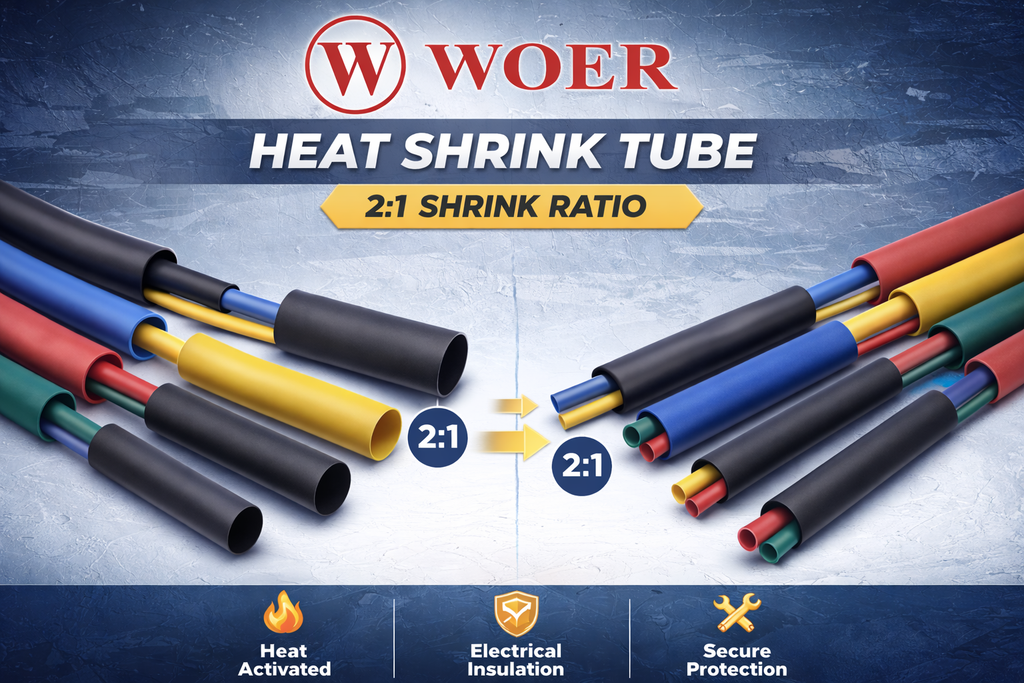 WOER Heat Shrink Tube – 1.0MM to 5.5MM | Insulation Sleeving