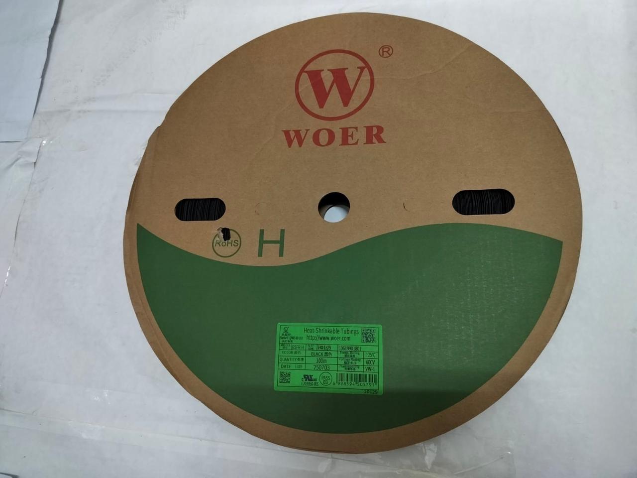 WOER Heat Shrink Tube – Size 16MM to 50MM | Heavy Duty Electrical Insulation