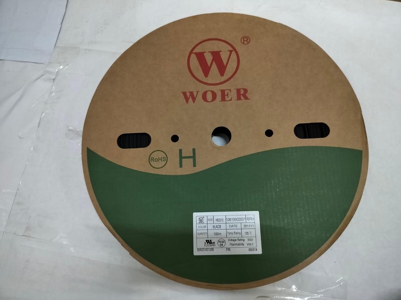 WOER Heat Shrink Tube – Size 16MM to 50MM | Heavy Duty Electrical Insulation