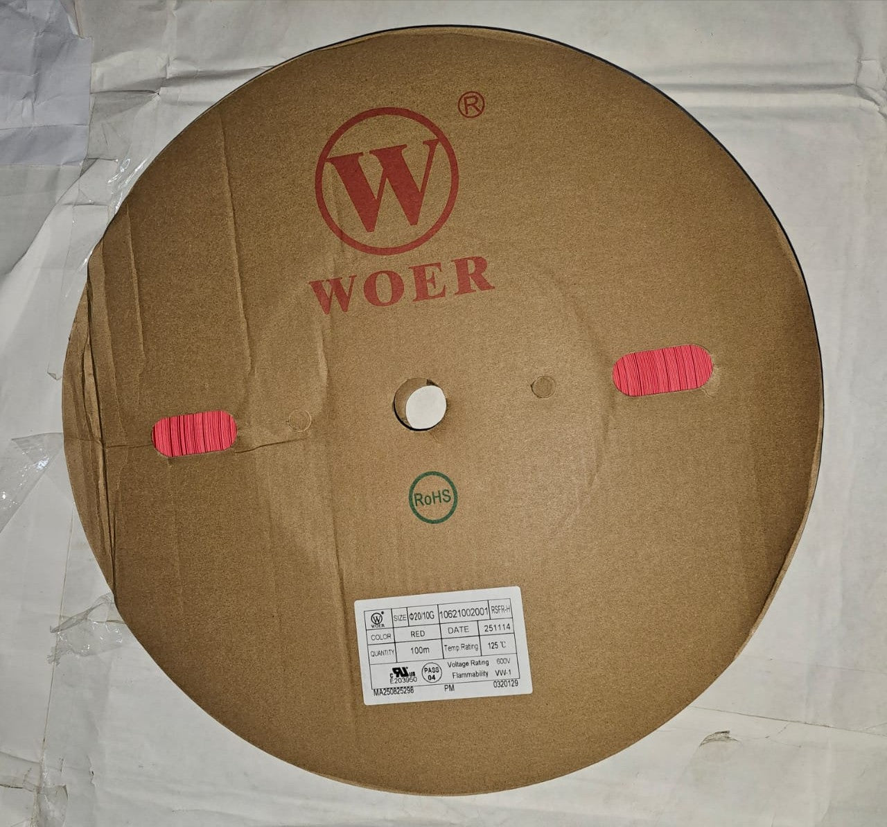 WOER Heat Shrink Tube – Size 16MM to 50MM | Heavy Duty Electrical Insulation