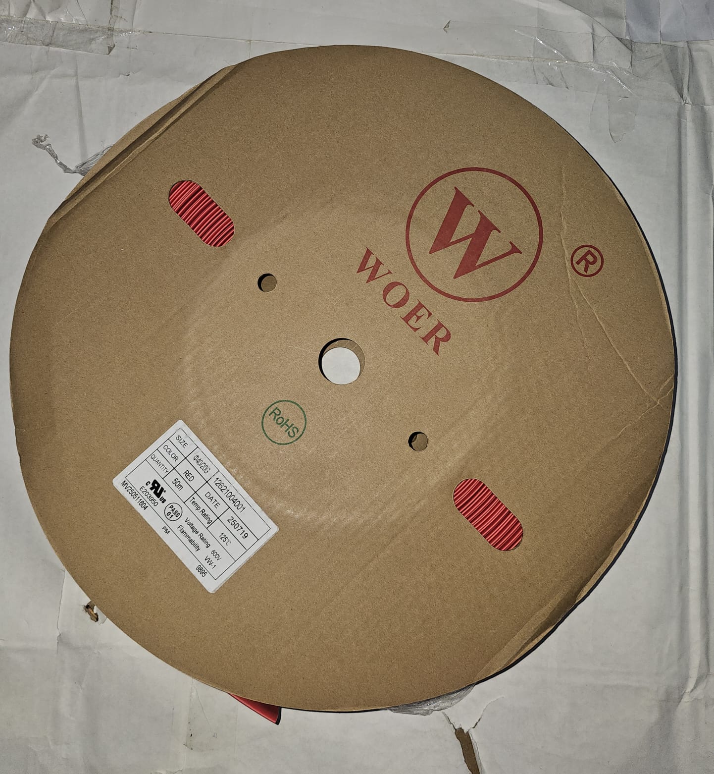 WOER Heat Shrink Tube – Size 16MM to 50MM | Heavy Duty Electrical Insulation