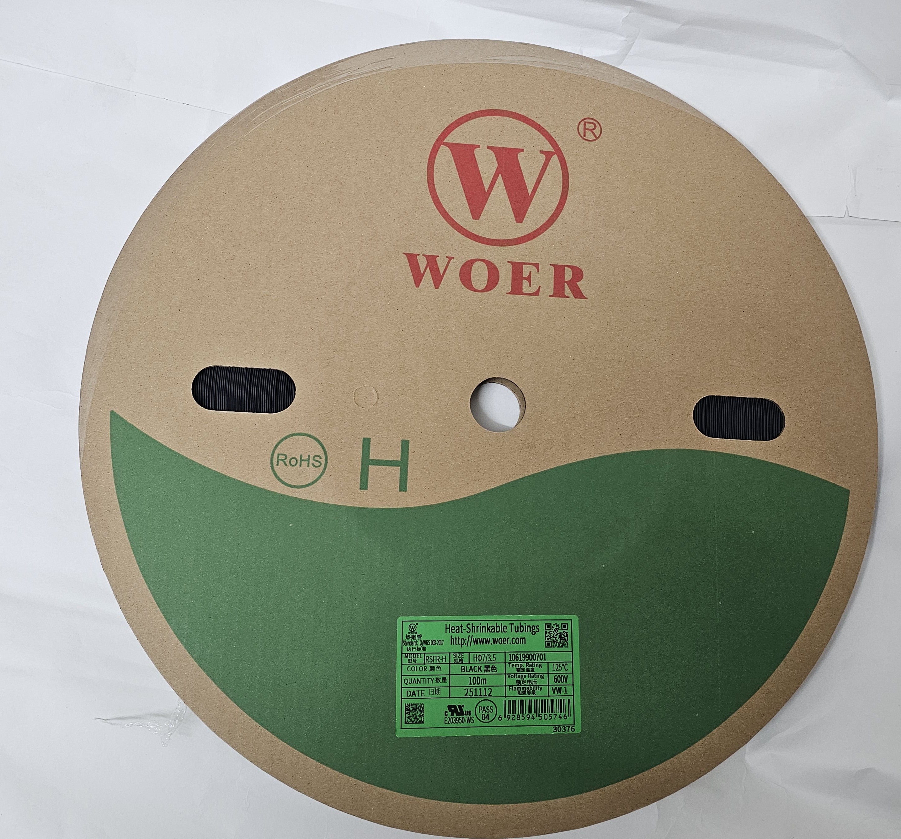 WOER Heat Shrink Tube – Size 6MM to 15MM | Electrical Insulation